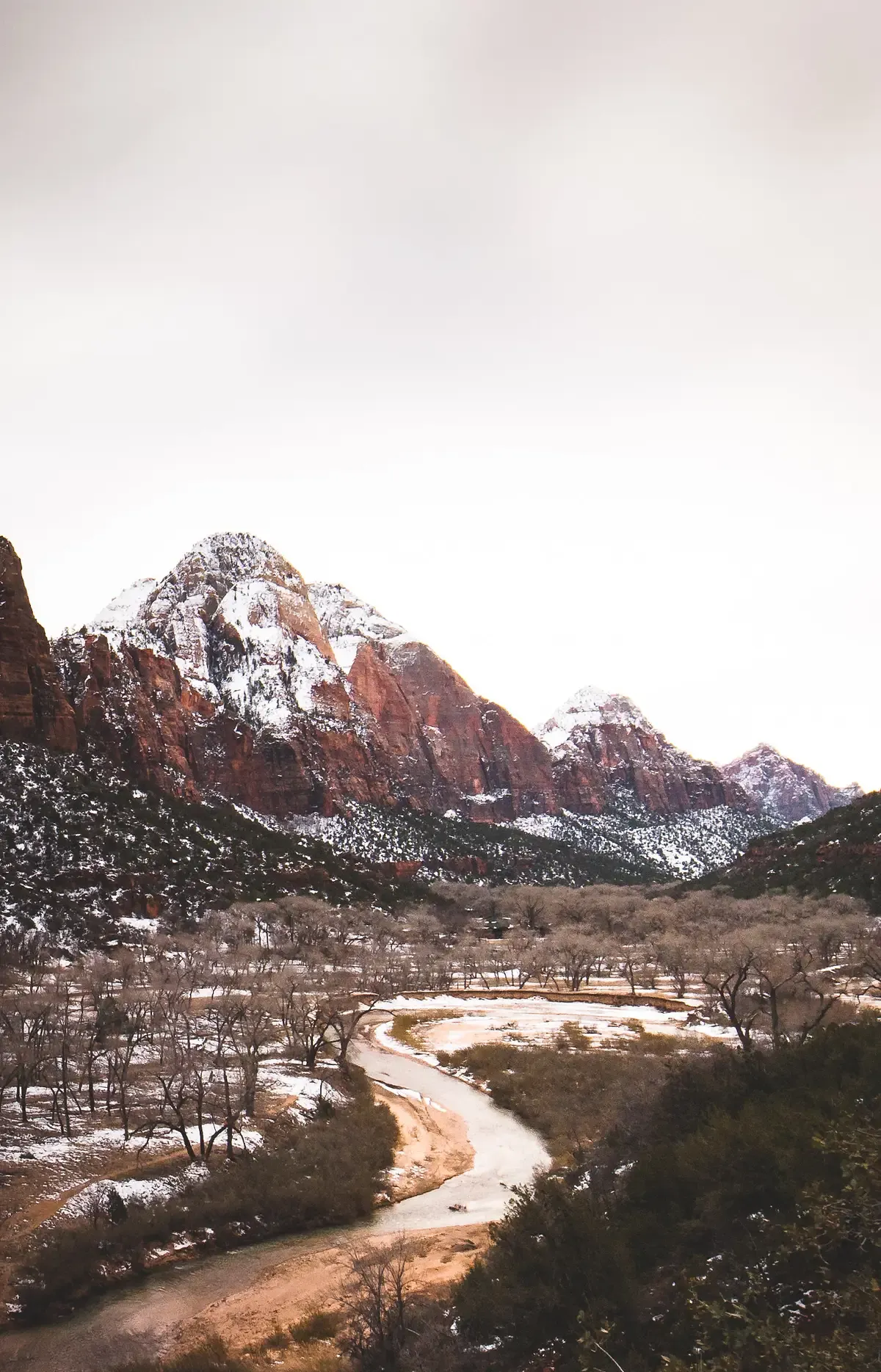 Virgin River in Zion National Park, a stop some Antelope Canyon tours from Las Vegas add to the day.